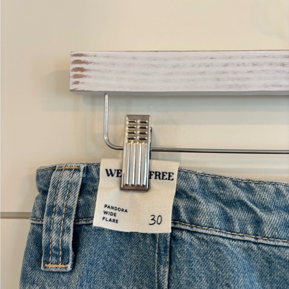 Free People Pandora Wide Flare Jeans NWT - Picture 6 of 6